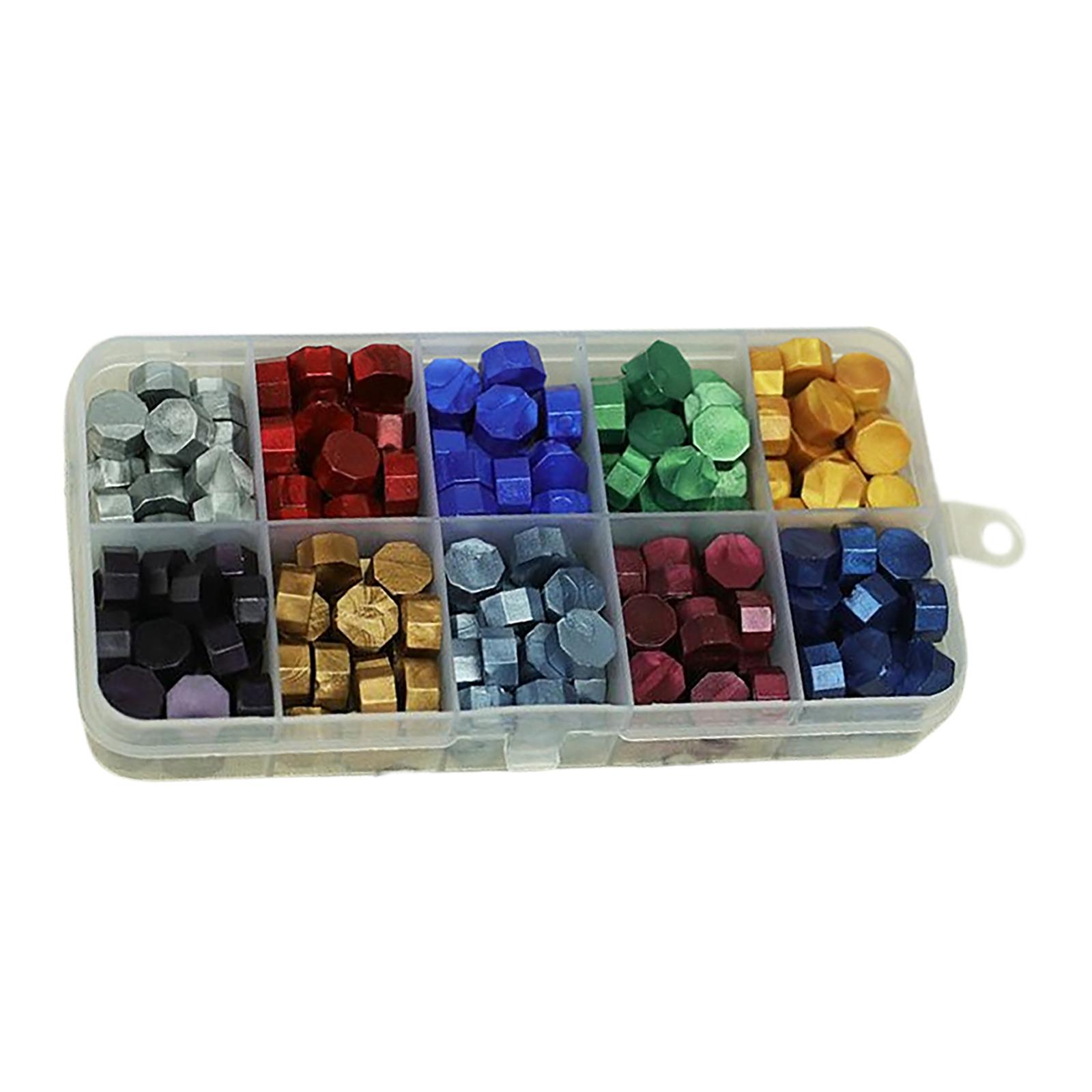 Wax Seal Letter Kit - Kit Manik-manik Lilin Segel Warna Campuran