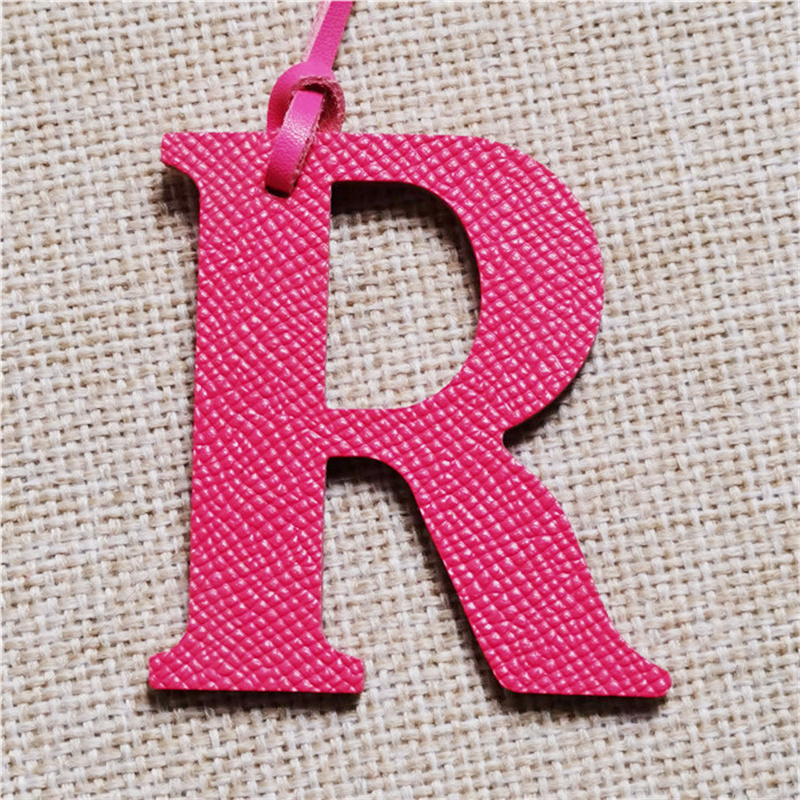 Grosir eceran tas liontin gant - Monogram Keychain Leather ulasan dan harga