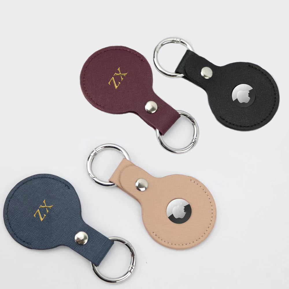 Huruf Awal emas kustom untuk c - Monogram Keychain Leather ulasan dan harga