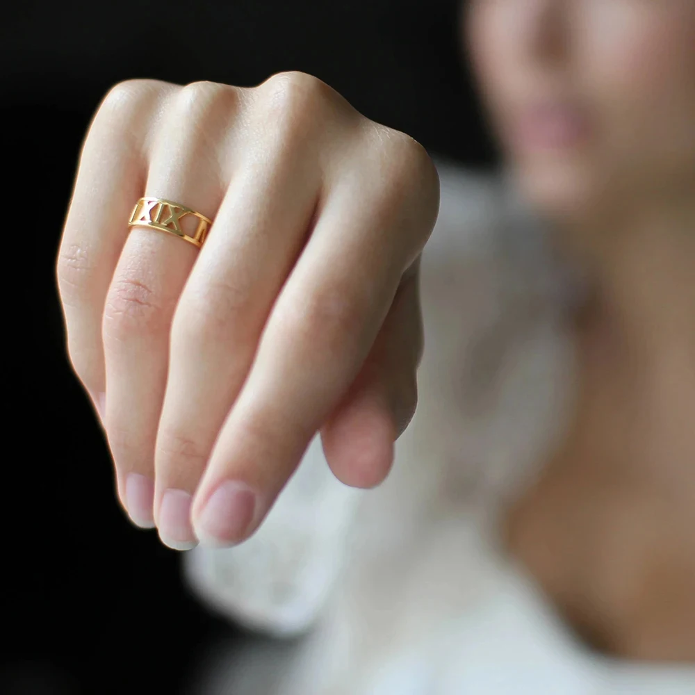 Cincin Terbuka Nama Huruf Kust - Initial Ring Custom ulasan dan harga